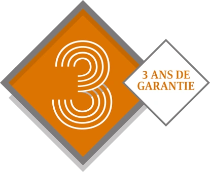 3 ans de garantie