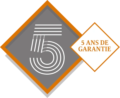 5 ans de garantie