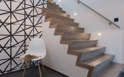 NEWstairs Oak Vintage escalier en retro interieur