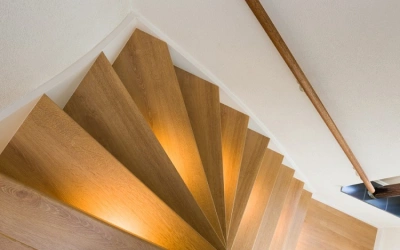 NEWstairs renovation d'escalier naturel chaleureux portee