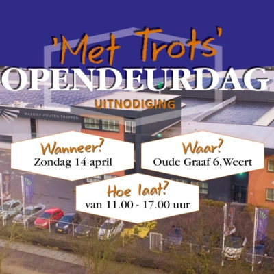 'Met Trots' Opendeurdag