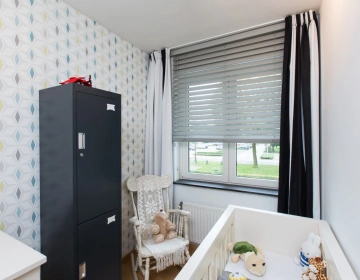 blinds in de slaapkamer