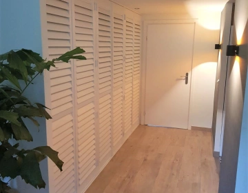 Shutters als kastdeur