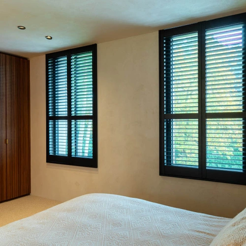 Shutters in de slaapkamer in Turnhout