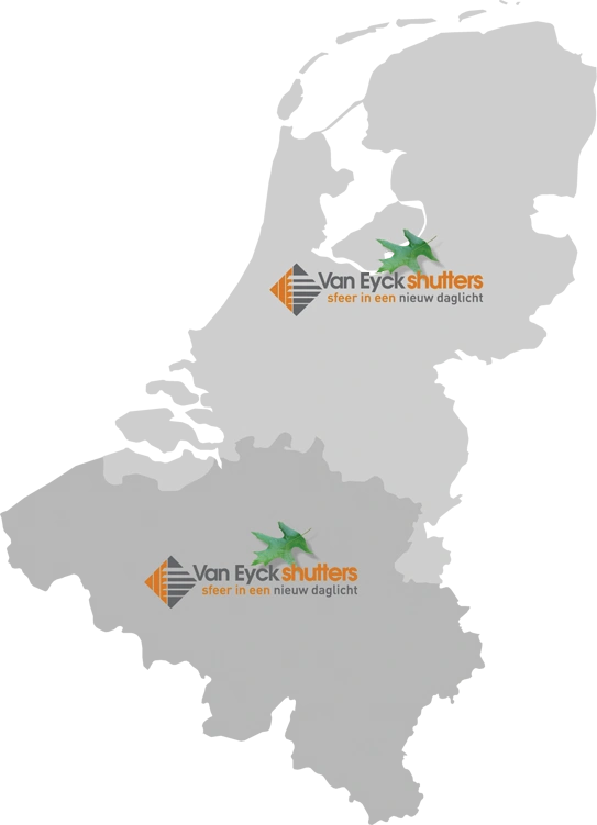 Van Eyck shutters België en Nederland